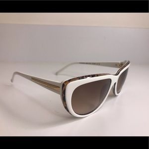 Givenchy Vintage White Sunglasses Animal Print 😎